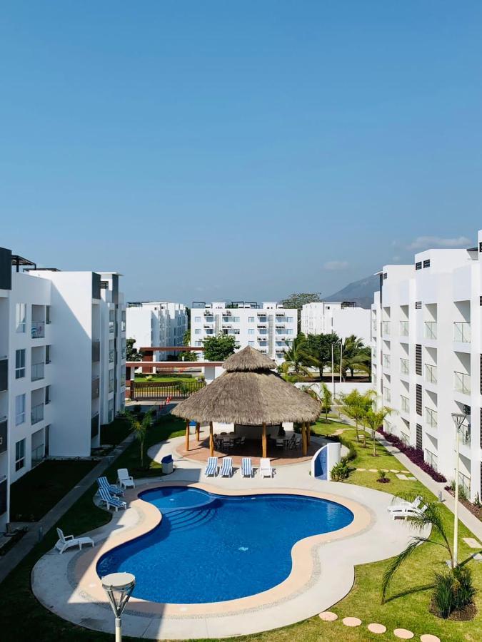 Ferienwohnung Bonito Departamento En Planta Baja En Manzanillo Con Alberca Exterior foto